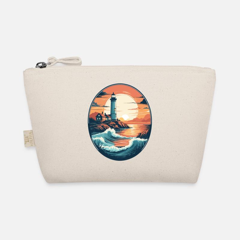 Coastal Lighthouse Organic Pouch