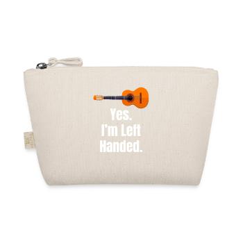 Yes, I'm left-handed. Guitarist, Bassist, - Organic Pouch - nature - Front