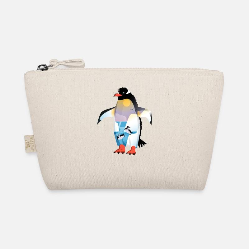 Pinguin - Bio-Täschchen - Natur