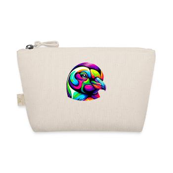 Bunte Pop Art Pinguin Liebhaber Pinguine - Bio-Täschchen - Natur - Vorne