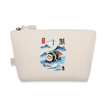 Ukiyo-e Sushi Art streetwear japonais - Trousse biologique - nature - Devant