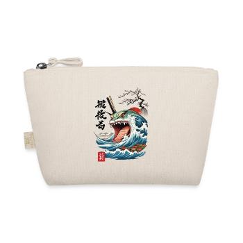 Sushi Yokai Waves Monster Japan Art - Organic Pouch - nature - Front