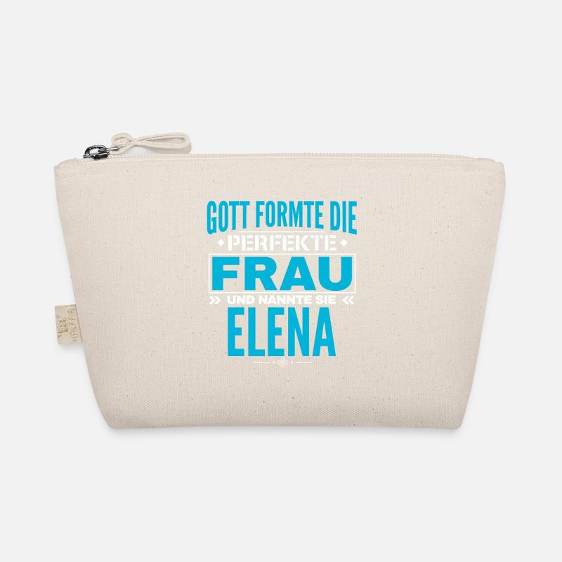 Elena Name Design Organic Pouch