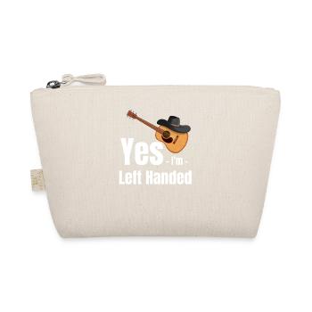 Yes. I'm left-handed. Guitarist: Bassist - Organic Pouch - nature - Front
