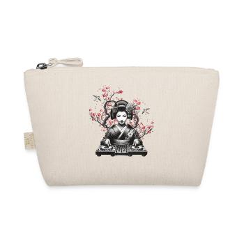 Sakura DJ Geisha - Bio-Täschchen - Natur - Vorne