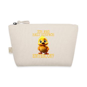 Duck Cute Ducklings I just like ducks - Organic Pouch - nature - Front