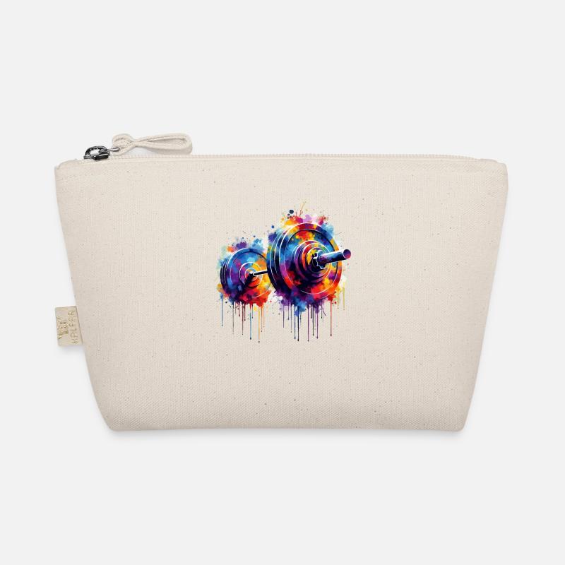 Coloré Splash Art Poids Haltérophilie Trousse biologique