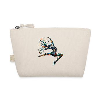 Polygon Art Gymnastic Gymnast Acrobatics - Organic Pouch - nature - Front