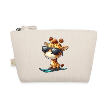 Snowboard Girafe, Animal Des Sports D’hiver - Trousse biologique - nature - Devant