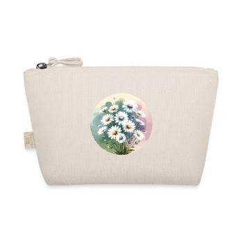 Daisies drawn - Organic Pouch - nature - Front