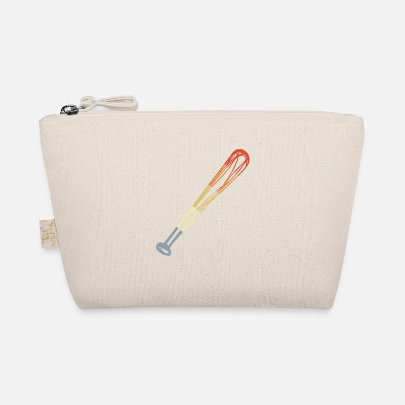 Baseball Bat Sketch Vintage Look Organic Pouch