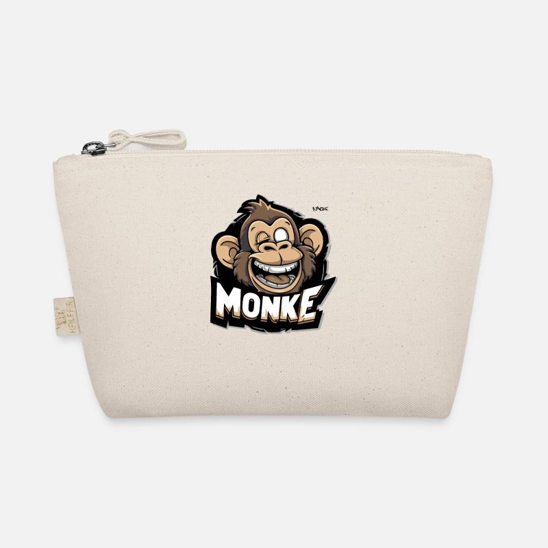 Ein lustiger Affe Bio-Täschchen