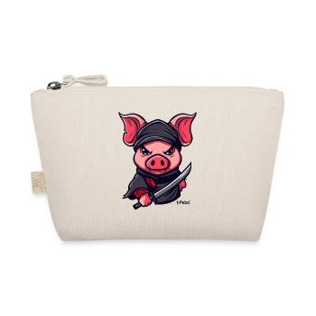 Cochon Ninja - Trousse biologique - nature - Devant