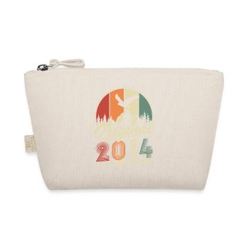 Original 2014 Vintage Retro Birthday Gift - Organic Pouch - nature - Front