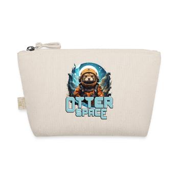 Otter Space! Funny Otter Space - Organic Pouch - nature - Front