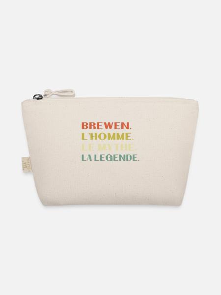 Brewen Der Mann Der Mythos Legende Geschenk Humor - Bio-Täschchen - Natur - Vorne