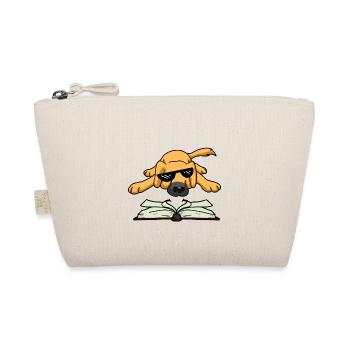 Meme chien lire livre animaux enfants enfants chiens - Trousse biologique - nature - Devant