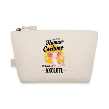 Axolotl Human Costume Halloween Axolotl - Organic Pouch - nature - Front