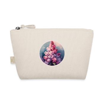 Lilac drawn - Organic Pouch - nature - Front