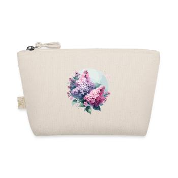 Lilac drawn - Organic Pouch - nature - Front