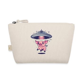 Alien Abduction of a Pig, Pigs - Organic Pouch - nature - Front