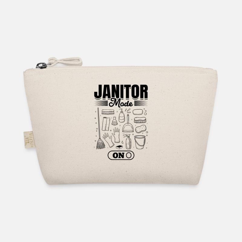 Janitor Mode On - Janitorial Funny Janitor Organic Pouch