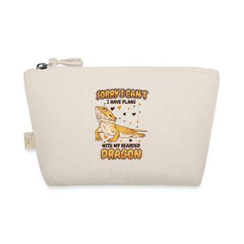 I Have Plans With My Bearded Dragon Pet Owner - Organic Pouch - nature - Front