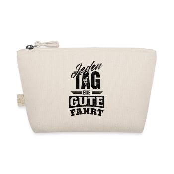 A good ride every day - Snowboarding Adventure - Organic Pouch - nature - Front