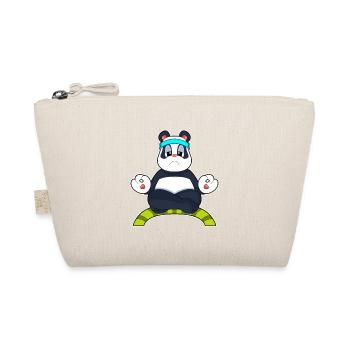 Panda Yoga Fitness Meditation - Organic Pouch - nature - Front