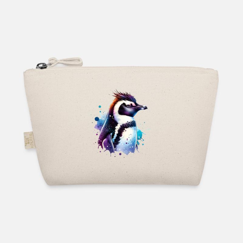 Crested Penguin Cute Penguin Organic Pouch