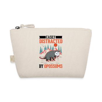 Easily distracted by Opossums Possum Beutelratte - Organic Pouch - nature - Front