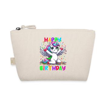 Anniversaire Licorne Joyeux anniversaire Enfants Confettis - Trousse biologique - nature - Devant