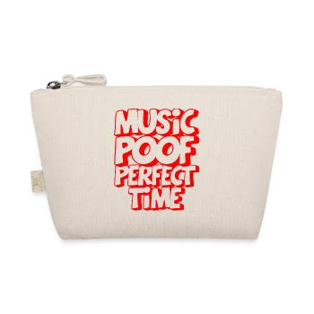 Music Proof Perfect Time - Organic Pouch - nature - Front