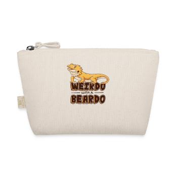 Weirdo With A Beardo Pogona Lizard Pet Owner - Organic Pouch - nature - Front