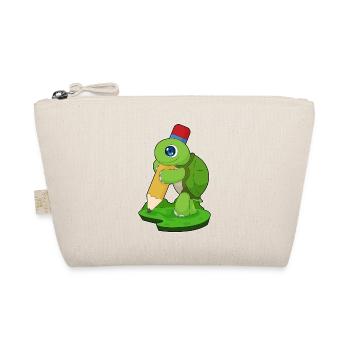 Turtle Pupil Pencil School - Organic Pouch - nature - Front