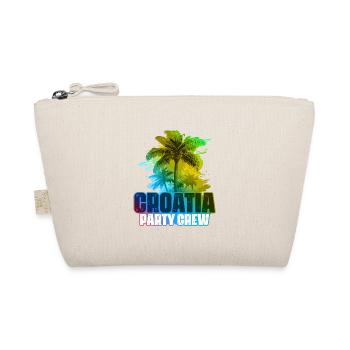 Croatia Party Crew Colorful - Organic Pouch - nature - Front