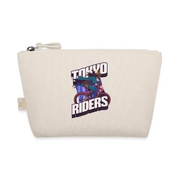 Tokyo Riders - Japanischer Krieger auf Rennrad - Bio-Täschchen - Natur - Vorne