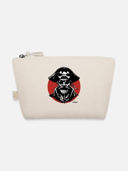 Cool Pirate - Organic Pouch - nature - Front