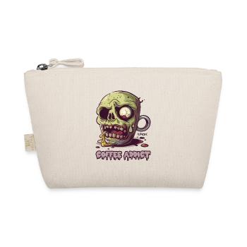 Kaffee Süchtiger Zombie Becher - Bio-Täschchen - Natur - Vorne