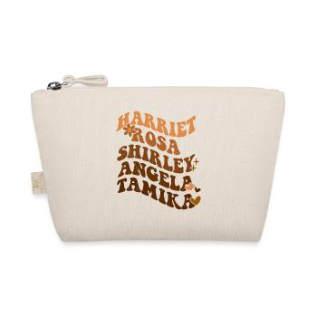 Retro Groovy Melanin Harriet Rosa Shirley Angela - Bio-Täschchen - Natur - Vorne
