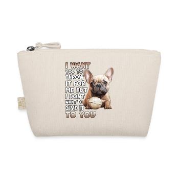 Frenchie Dog Lover Bouledogue français - Trousse biologique - nature - Devant