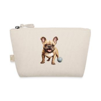 Frenchie Dog Owner French Bulldog Dogs - Organic Pouch - nature - Front