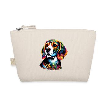 Beagle Hund - Bio-Täschchen - Natur - Vorne