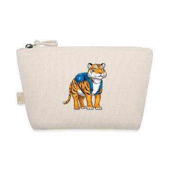Tiger Student Backpack School - Organic Pouch - nature - Front