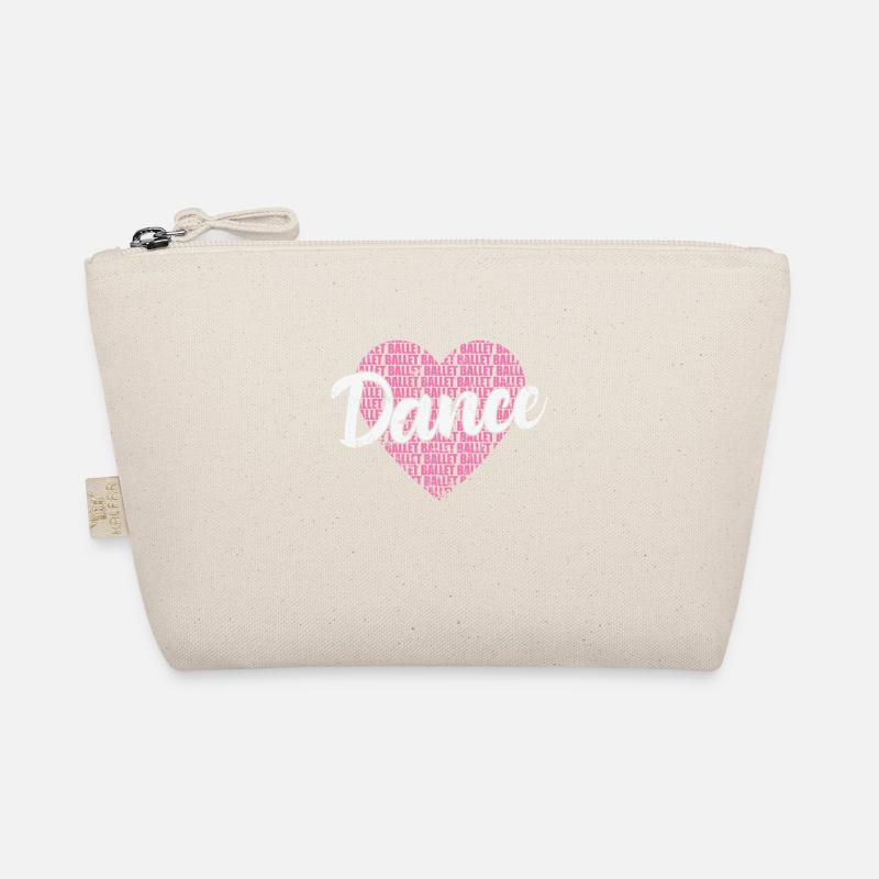Ballet Dance Heart Organic Pouch