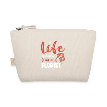 Floral Designer Floristry Floral Florist - Organic Pouch - nature - Front