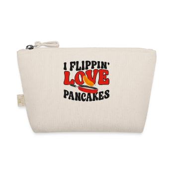 Amoureux des crêpes Enfants I Flippin' Love - Trousse biologique - nature - Devant