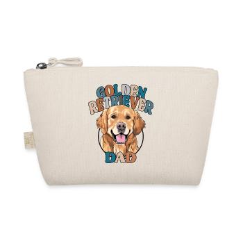 Golden Retriever Dad Dogs Dog Wilsigns - Organic Pouch - nature - Front