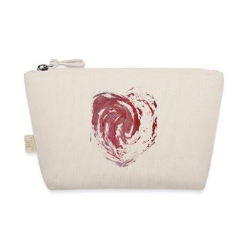 "Heart3" by Acryl Gallery & Design - Organic Pouch - nature - Front