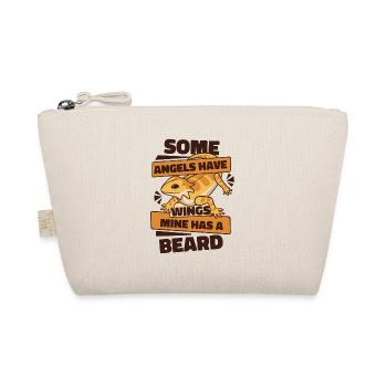Some Angels Have Wings Mine Has A Beard Pet - Organic Pouch - nature - Front
